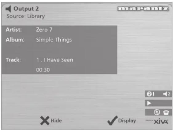 MARANTZ DH9300 - To change output on the Music Server - 1