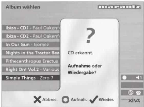 MARANTZ DH9300 - AUFNEHMEN VON EINER CD - 1
