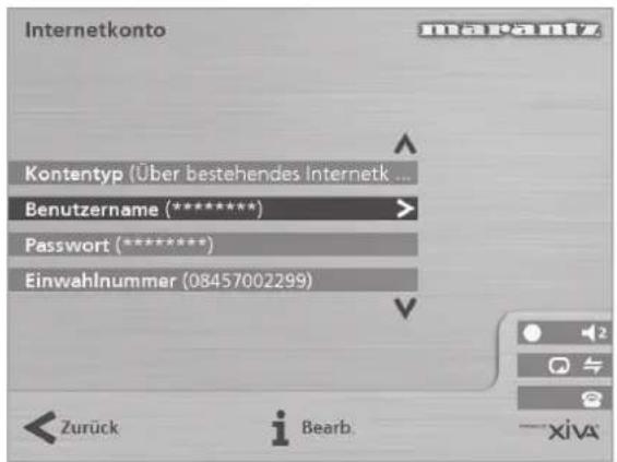 MARANTZ DH9300 - Internetkonto - 1