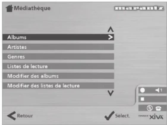 MARANTZ DH9300 - LECTURE DEPUIS LA MÉDIATHÈQUE - 1