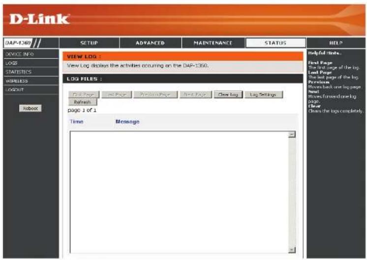 D-LINK DAP-1360 - Logs - 1