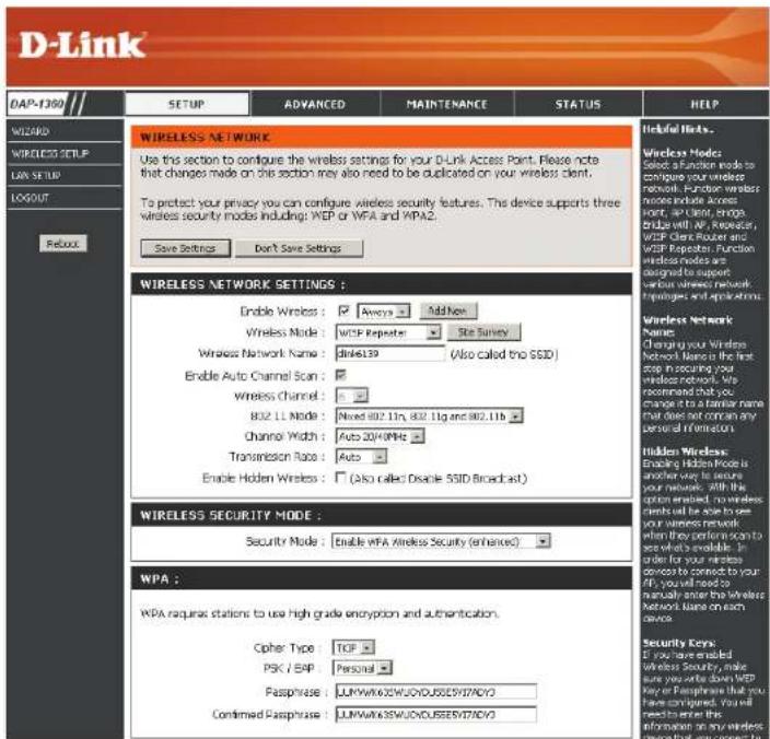 D-LINK DAP-1360 - WISP Client Router/WISP Repeater Modes - 1