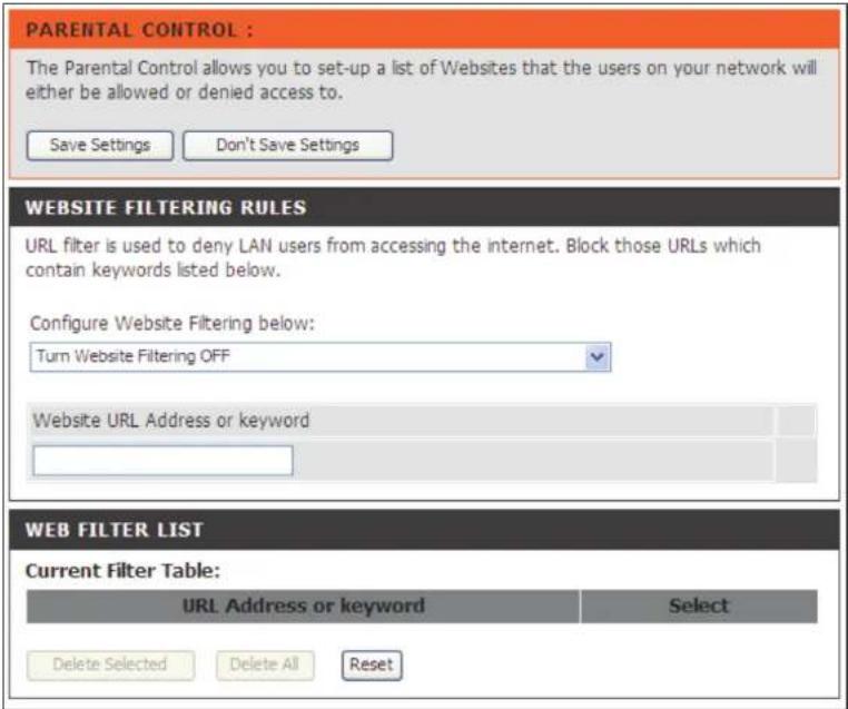 D-LINK DAP-1360 - Parental Control (WISP modes only) - 1