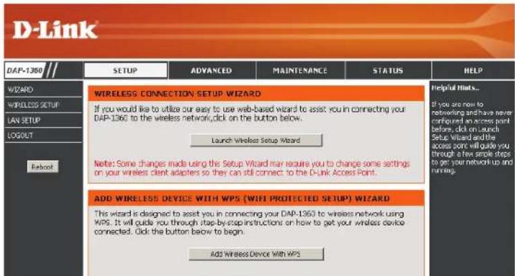 D-LINK DAP-1360 - Wireless Setup Wizard - 1