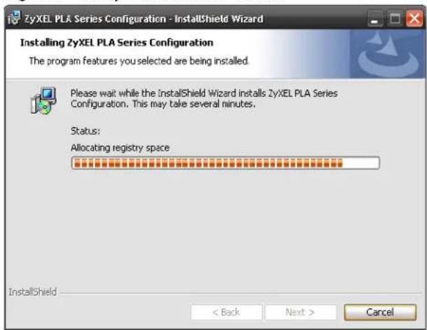 ZYXEL PLA5215 - Installing the Utility - 11