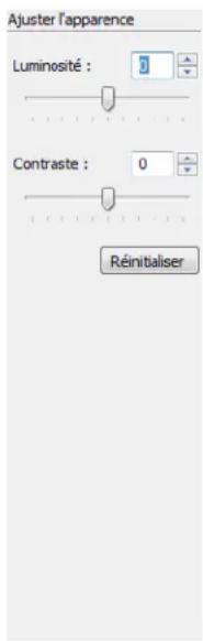 XEROX DocuMate 515 - Réglage de la luminosité et du contraste - 1