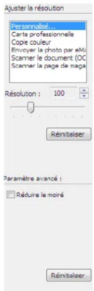 XEROX DocuMate 515 - Réglage de la résolution - 1