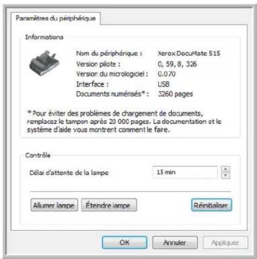XEROX DocuMate 515 - Cliquez sur le bouton Propriétés. - 1