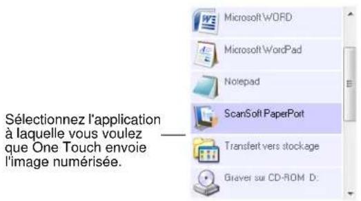 XEROX DocuMate 515 - Sélection de nouveaux paramètres pour un bouton - 2