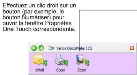 XEROX DocuMate 515 - Configuration des boutons One Touch - 2