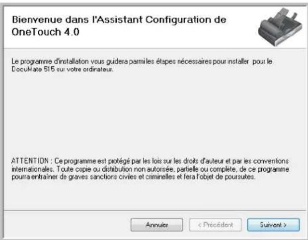 XEROX DocuMate 515 - Installation du pilote du scanneur - 1