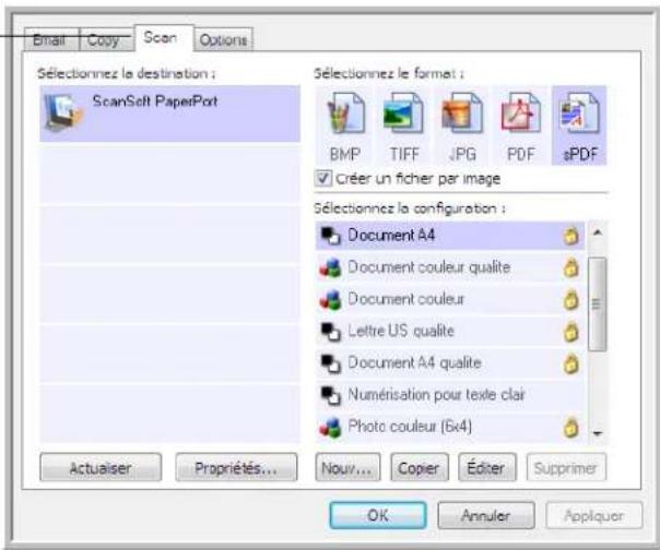 XEROX DocuMate 515 - Configuration des boutons One Touch - 3
