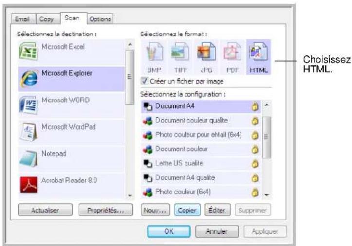 XEROX DocuMate 515 - Création d'une page Web HTML à partir de documents numérisés - 1
