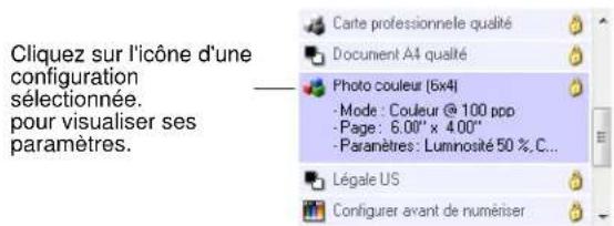 XEROX DocuMate 515 - Sélection de nouveaux paramètres pour un bouton - 3