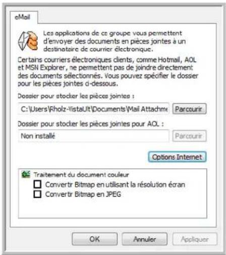 XEROX DocuMate 515 - Propriétés de messagerie électronique - 1
