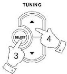 SANGEAN DPR-99 - Sintonización manual - FM - 3