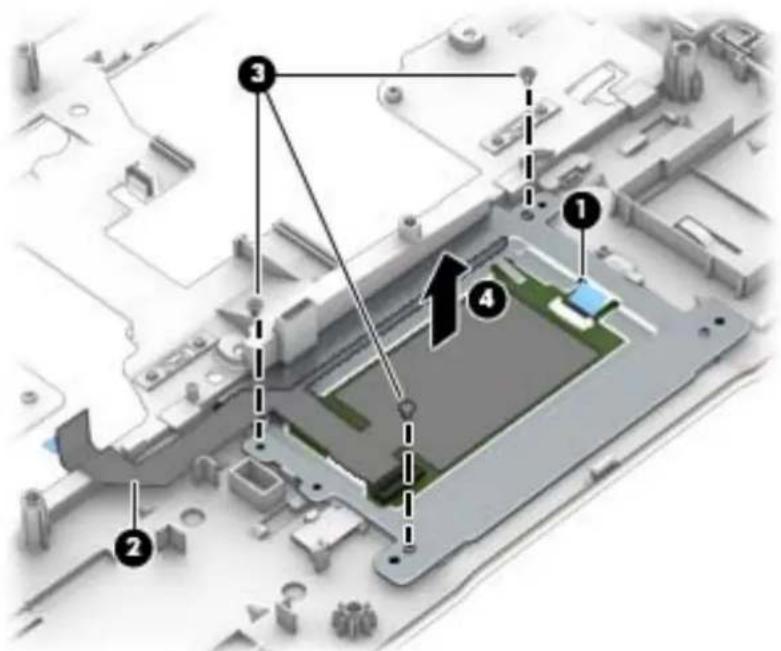 HP ZBook 15 F0U63ET - Description Spare part number - 1