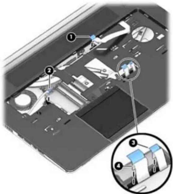HP ZBook 15 F0U63ET - Description Spare part number - 3