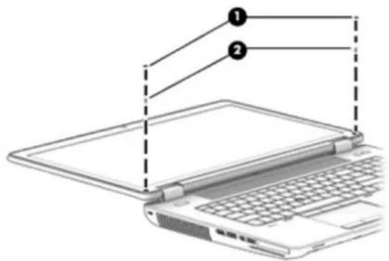 HP ZBook 15 F0U63ET - Description Spare part number - 1