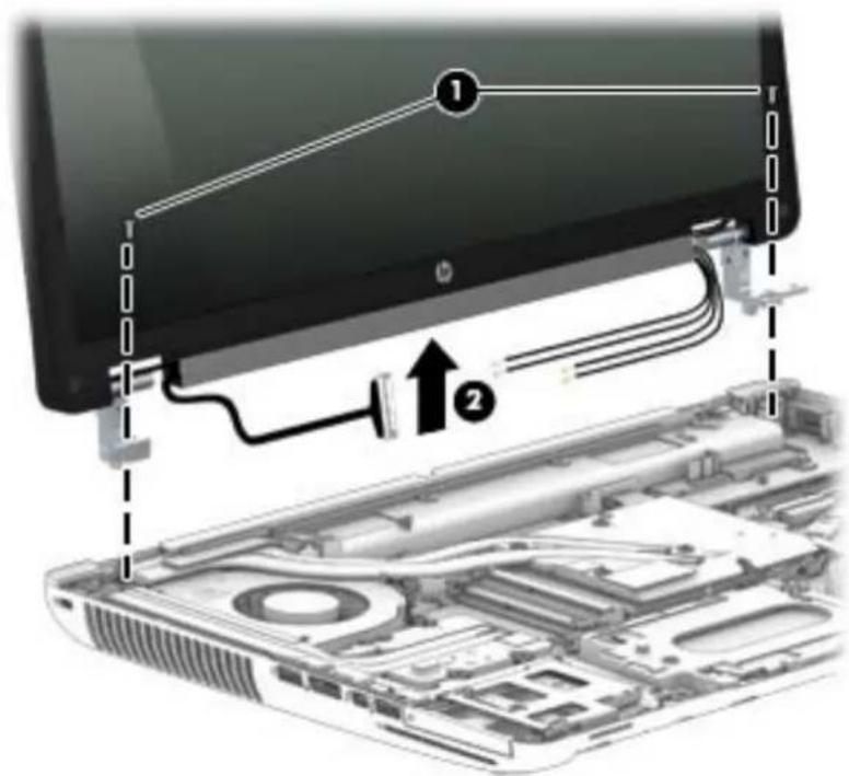 HP ZBook 15 F0U63ET - Display assembly - 8