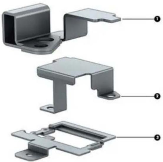 HP ZBook 15 F0U63ET - Bracket Kit - 1
