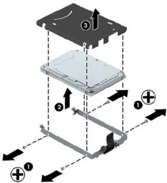HP ZBook 17 F0V51ET - Hard drives, primary and secondary - 3