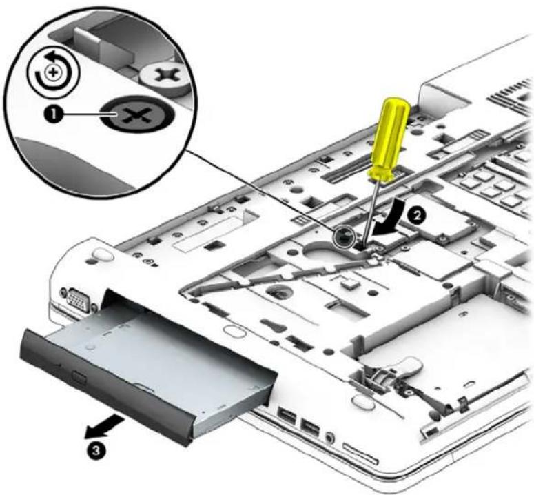 HP ZBook 17 F0V51ET - Optical drive - 3