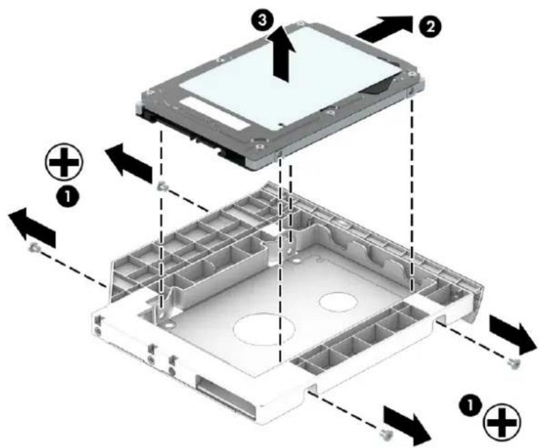 HP ZBook 17 F0V51ET - Upgrade bay hard drive - 3