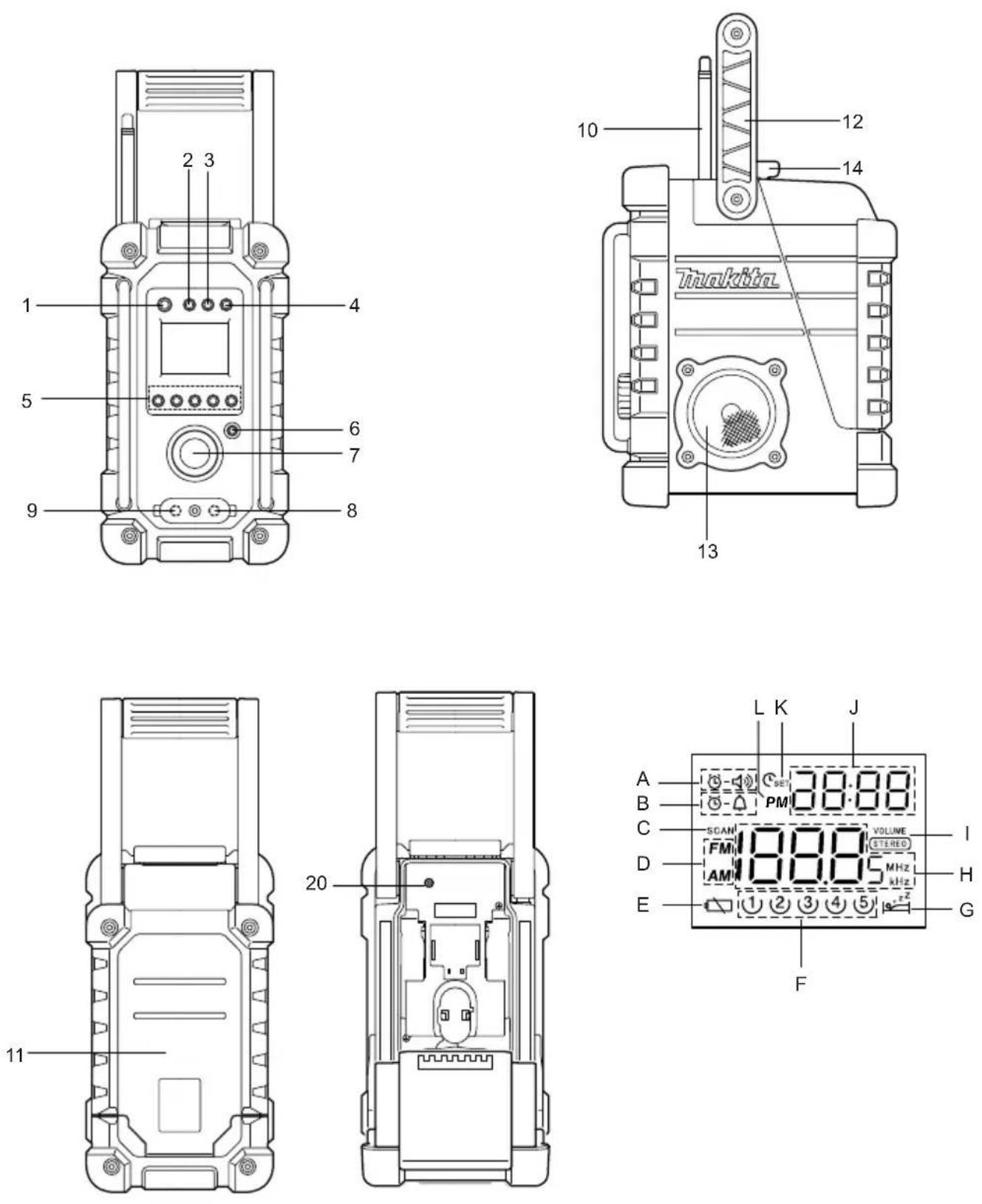 MAKITA BMR102 - 2