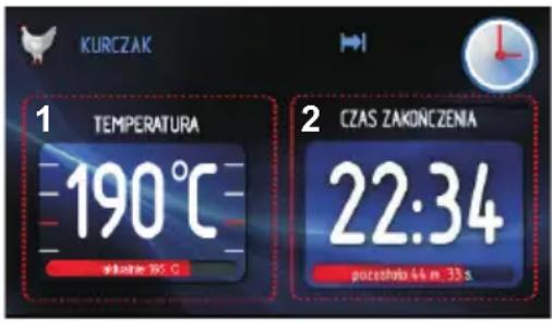 AMICA EBI 810 74C - Beispiel für ein Standardprogramm ohne Vorwärmen des Beckofens - 2