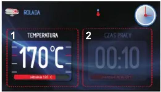 AMICA EBI 810 74C - Exemple de mise en fonctionnement d'un programme prédéfini sans réchauffement préalable du four - 3