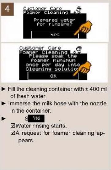 Schaerer Coffee Vito - Daily cleaning program - 7