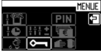 Schaerer Coffee Vito - "Access control" menu - 4