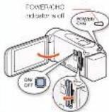 CANON Legria HF R57 - Inserting a Memory Card - 1