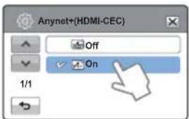 Anynet+(HDMI-CEC) Off On 1/1