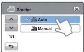 Shutter Auto Manual 1/1