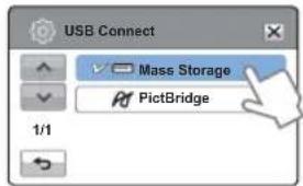 USB Connect Mass Storage PictBridge 1/1