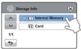 SAMSUNG HMX-H440 - Storage Info (Speicherinfo) (nur HMX-H405) - 2