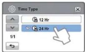 Time Type 12 Hr 24 Hr 1/1