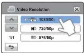 SAMSUNG HMX-H440 - Video Resolution (Videoauflösung) - 2