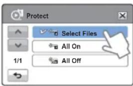 Protect Select Files All On 1/1 All Off