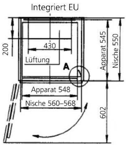 V-ZUG De Luxe - Einbaukühlschrank Nische SMS 12/6 (1524 mm) - 8