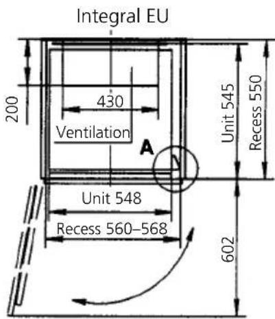 V-ZUG Royal - Fitted refrigerator Recess SMS 12/6 (1524 mm) - 8
