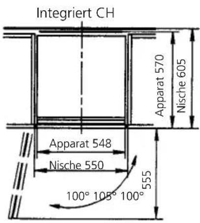 V-ZUG Royal - Einbaukühlschrank Nische SMS 12/6 (1524 mm) - 6