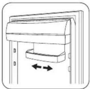 ZANKER KBU14001DK - Positioning the door shelves - 1