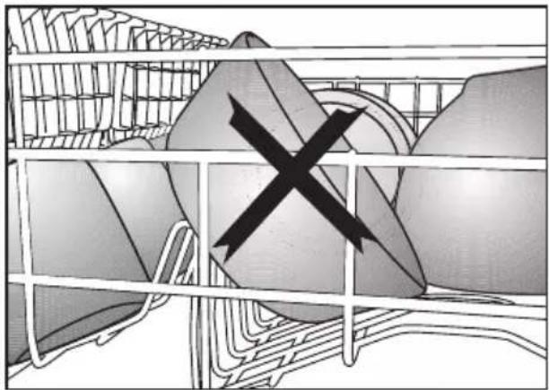 GRUNDIG GNF 41820 - Placing the dishes into the dishwasher - 5