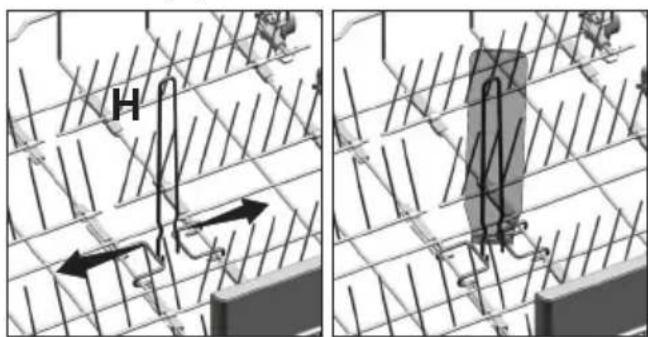 GRUNDIG GNF 41820 - Lower basket bottle wire - 1