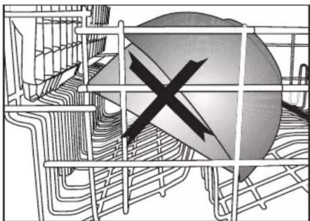 GRUNDIG GNF 41820 - Placing the dishes into the dishwasher - 3