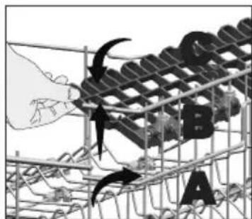 GRUNDIG GNF 41820 - Upper basket height adjustable rack - 2