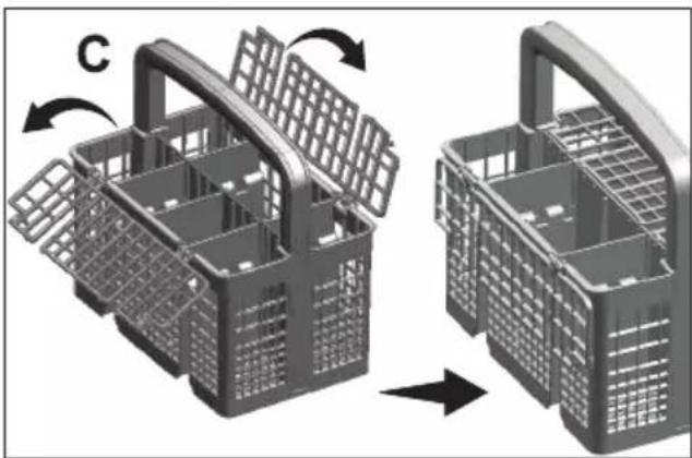 GRUNDIG GNF 41820 - Cutlery basket - 2